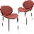 Modern PU Leather Dining Chair with Iron Frame, Comfortable and Beautiful Side Chair for Kitchen and Dining Room-932253035-896627635