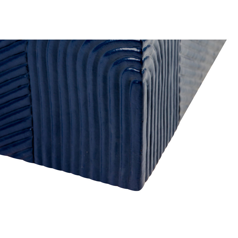 Provenance Signature Outdoor Square Coffee Table, Indigo