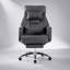 Fauteuil de bureau pivotant ergonomique avec soutien lombaire et appui-tête, haut dossier en cuir pour un confort et un style ultimes