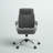 Akalpreet Home Office Chair Linen Fabric Computer Chair with Armrests Grey-751925610