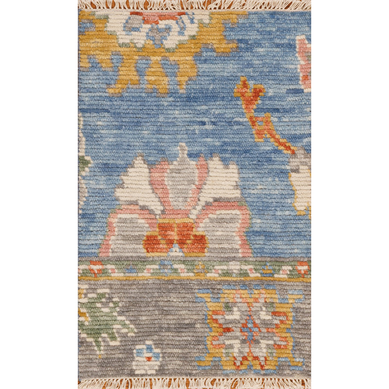 Cascade Hand Knotted Wool Area Rug, Rectangle 2' x 3'