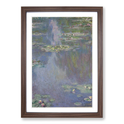 Water Lilies Lily Pond Vol.39 by Claude Monet - Framed Print