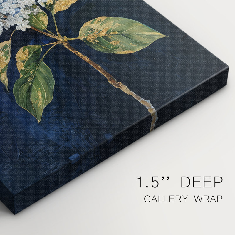 Série FLORAL CLXIV - Toile tendue avec châssis Premium - Prêt à être accroché, H 18 po x l 12 po