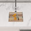 Évier de comptoir en quartz composite encastré en granite 21 x 18 pouces-106509952