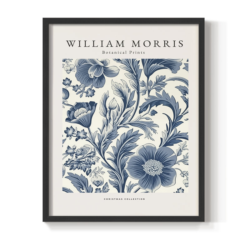 Reproduction florale vintage encadrée XXX III
