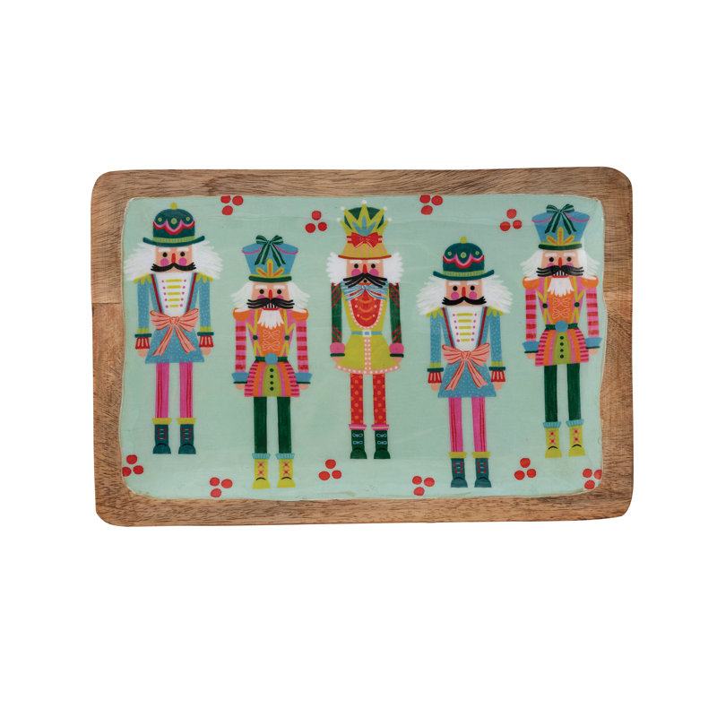 The Holiday Aisle® Mango Wood Tray