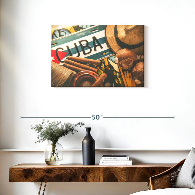 Senne Cuban Pride, 20" H x 30" W