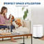 Poubelle en acier inoxydable avec couvercle, poubelle à pression, pour cuisine, bureau à domicile, chambre à coucher, salon-121147089