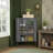 ??Corner Storage Wine Cabinet – Tempered Glass, Space-Saving, Multi-Functional?