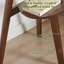 Table d'appoint de salon en bois massif à 2 niveaux avec table d'appoint, table de chevet, table de bout ronde en bois massif, petite table d'appoint à 2 niveaux avec tablette de rangement inférieure