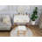 Vanity Set With Mirror And Stool - Makeup Vanity Table With Storage Drawers And Organizer, White And Gold, Space-Saving Design For Small Bedrooms