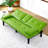 PVC Leather Convertible Futon Sofa Bed-1187448367