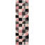 Tapis rose / gris / noir Clyte-110686871