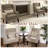 High-Back Polyester Upholstered Accent Armchair with Sinuous Springs-1473778335
