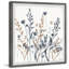 Gray And Brown Flowers - Single Picture Frame Painting-23398786