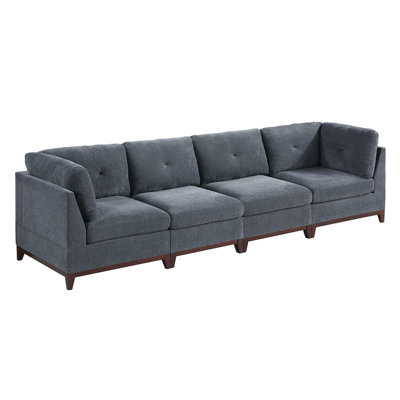 Danhiccy Upholstered 134'' Sofa