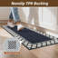 Gray Absorbent Kitchen Runner Rug Mats 2 Pieces for Kitchen, Nonslip TPR Backed Carpet Rugs, 50x76cm+50x122cm-1423496331