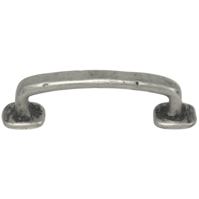 Distressed Pewter 3" Bar Cabinet Pull with Mounting Hardware