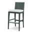 Caribe Upholstered Stool with Solid Wood Frame-51383281-51383282
