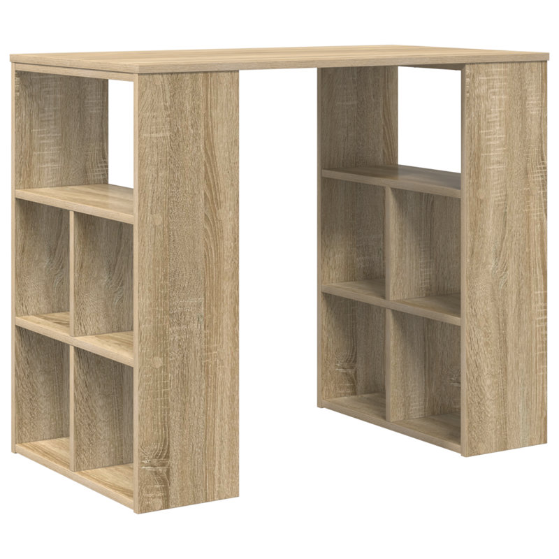Corner Desk MDF Medium Storage Corner Desk, Sonoma Oak
