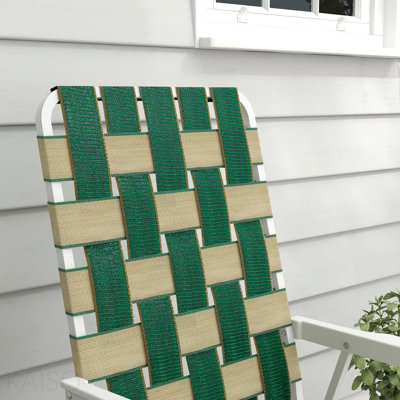 Ensemble de 2 chaises de patio pliantes, chaises de camping classiques pour l'extérieur, chaises de jardin portatives pour le camping, le jardin, la piscine, la plage, la cour avec accoudoirs, vert