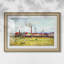 Usines à Clichy, 1887 - Vincent van Gogh - Toile encadrée sur mesure-219799568-219799583-219799599