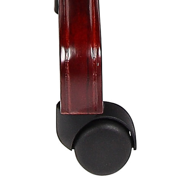 Traditional Vinyl Executive Chair, Burgundy Vinyl