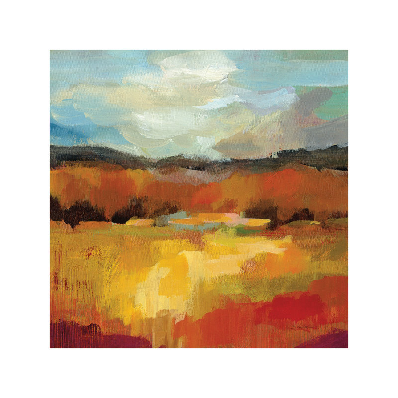 October Moment II by Silvia Vassileva - Wrapped Canvas Painting, 30.48 cm H x 30.48 cm W