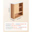 Armoire murale de salle de bain, avec porte et tablette réglable, armoire de rangement à suspendre au-dessus de la toilette, organisateur mural avec tablettes et cloison ouverte pour la salle de lavage