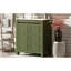 Meuble-lavabo de 30 po de couleur olive avec lavabo en céramique, portes à fermeture en douceur et conception spacieuse de 30 po avec rangement-2101322366-2101322367