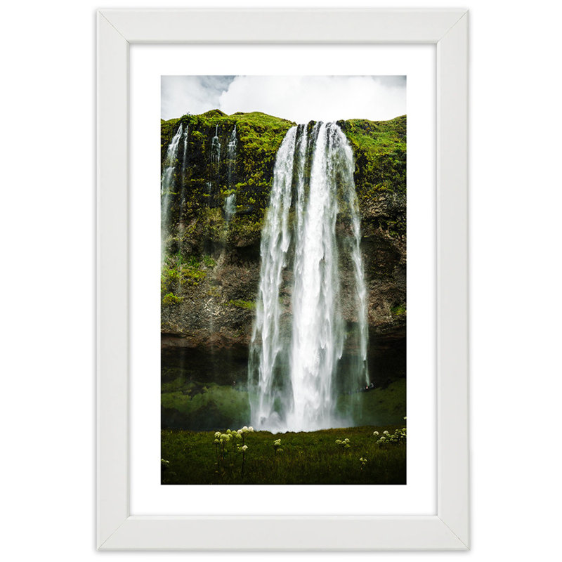 Floater Frame Print, 90cm H x 60cm W, White