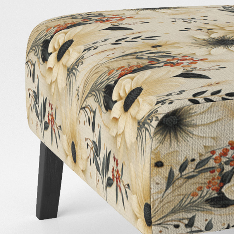 Fauteuil de chambre rembourré Cottage