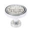Spectra Weaves knob in chrome finish-1663493800