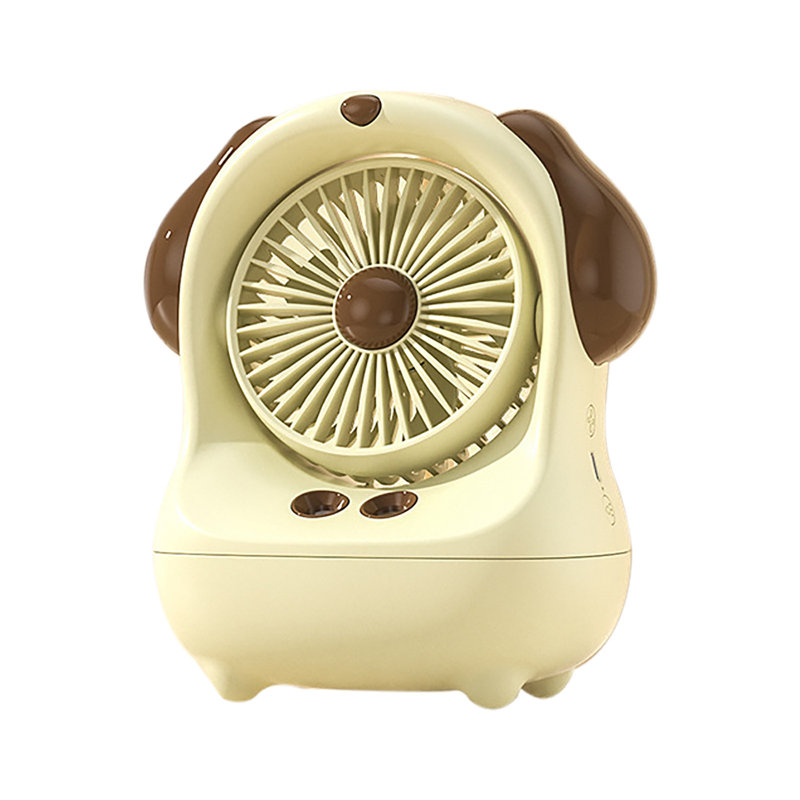 Ventilateur de radiateur de bureau électrique Kondieu, White