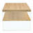 Versatile Double-Layered Rectangular Coffee Table for Various Settings