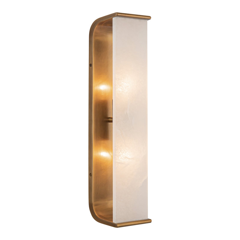Abbott 2 - Light Vanity Light, Vintage Brass