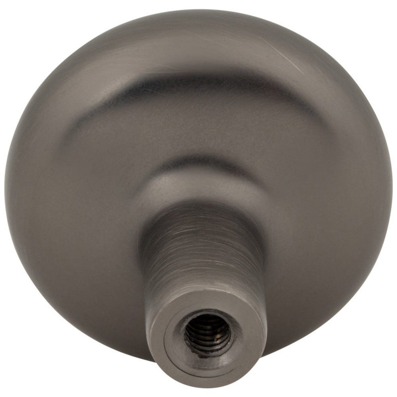Loxley Mushroom Knob, Brushed Pewter