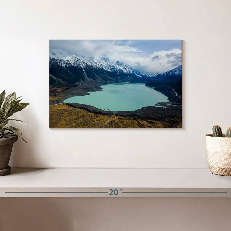 Ravi tranquille, lac Tasman, H 8 po x l 12 po