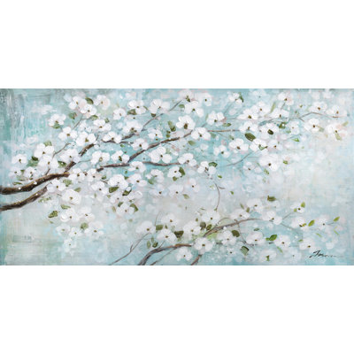 Cherry Bloosm - Reproduction d'art sur toile tendue