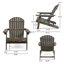 Chaise Adirondack pliante en bois massif Laffey-30796170