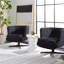 Fauteuil demi-tonneau pivotant de 27,17 po Arnelle-369271664