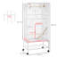 180cm Steel Flight Cage with Wheels