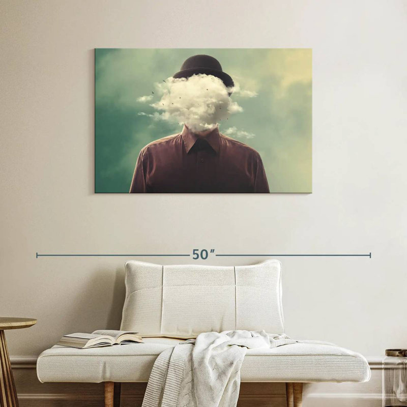 Kelan Head In The Clouds, 26" H x 39" W