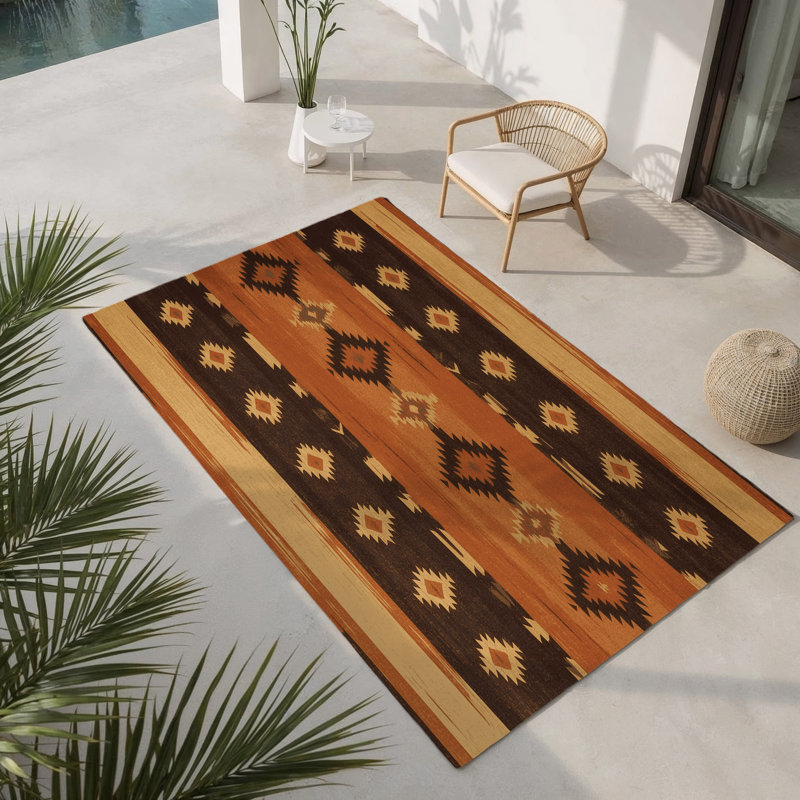 Plateau Threads Indoor And Outdoor Area Rug, Rectangle 1'6" x 2'6"