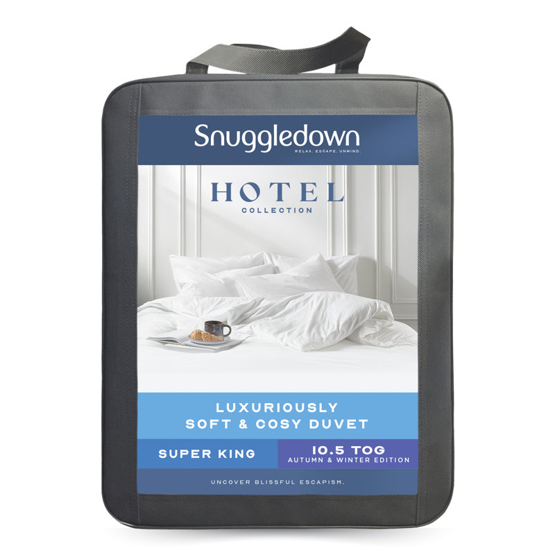 Snuggledown Luxuriously Hotel Cosy & Soft Duvet 10.5 Tog All Year round Duvet, Super King