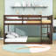 Twin Over Twin Wood Floor Bunk Bed-81598568