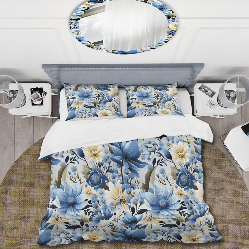 Millee Bedding, Housse de couette pour grand lit et 2 taies décor