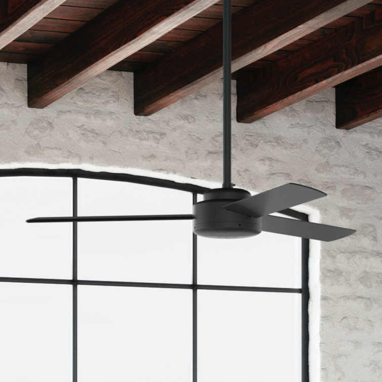 Presto 52" Modern Minimalist 3 - Blade Indoor Ceiling Fan with Wall Control