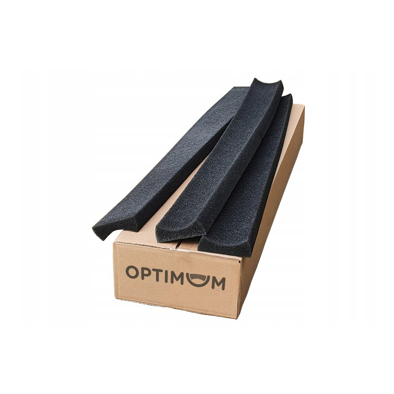 Gutter filter standard 135 foam Optimum 1,25 m (125 cm x 1 pc), 10 cm H x 125 cm W x 10 cm D