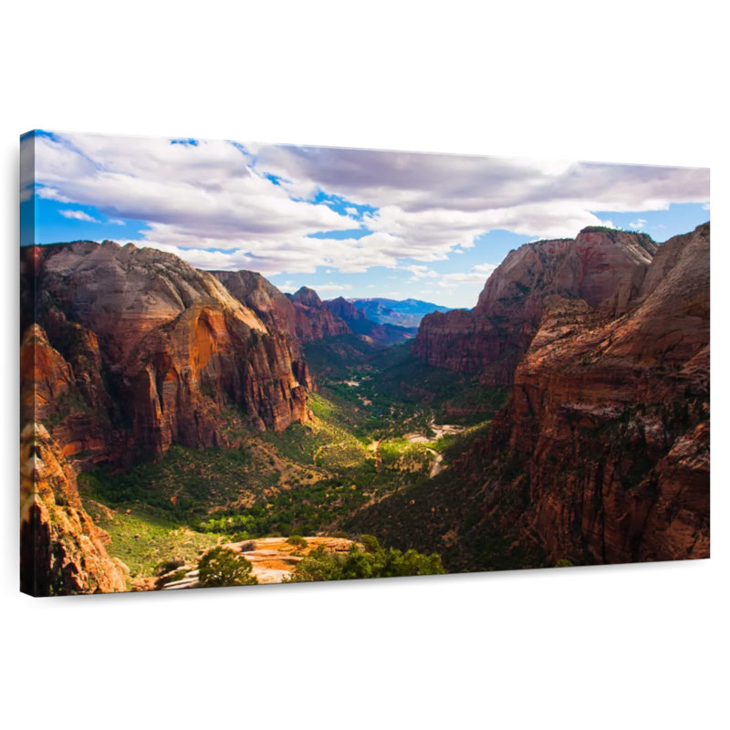 Paysage du parc national Alvord Zion, H 16 po x l 24 po